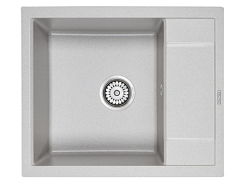 Кухонная мойка Paulmark FLUGEN 50-600 PM216050-GR 60х50 цвет серый